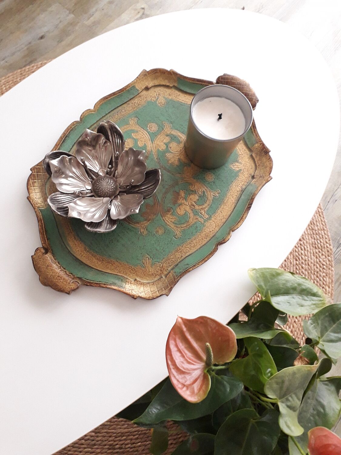 Florentine wooden top