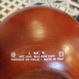 Wooden ball lamp base made in Italy