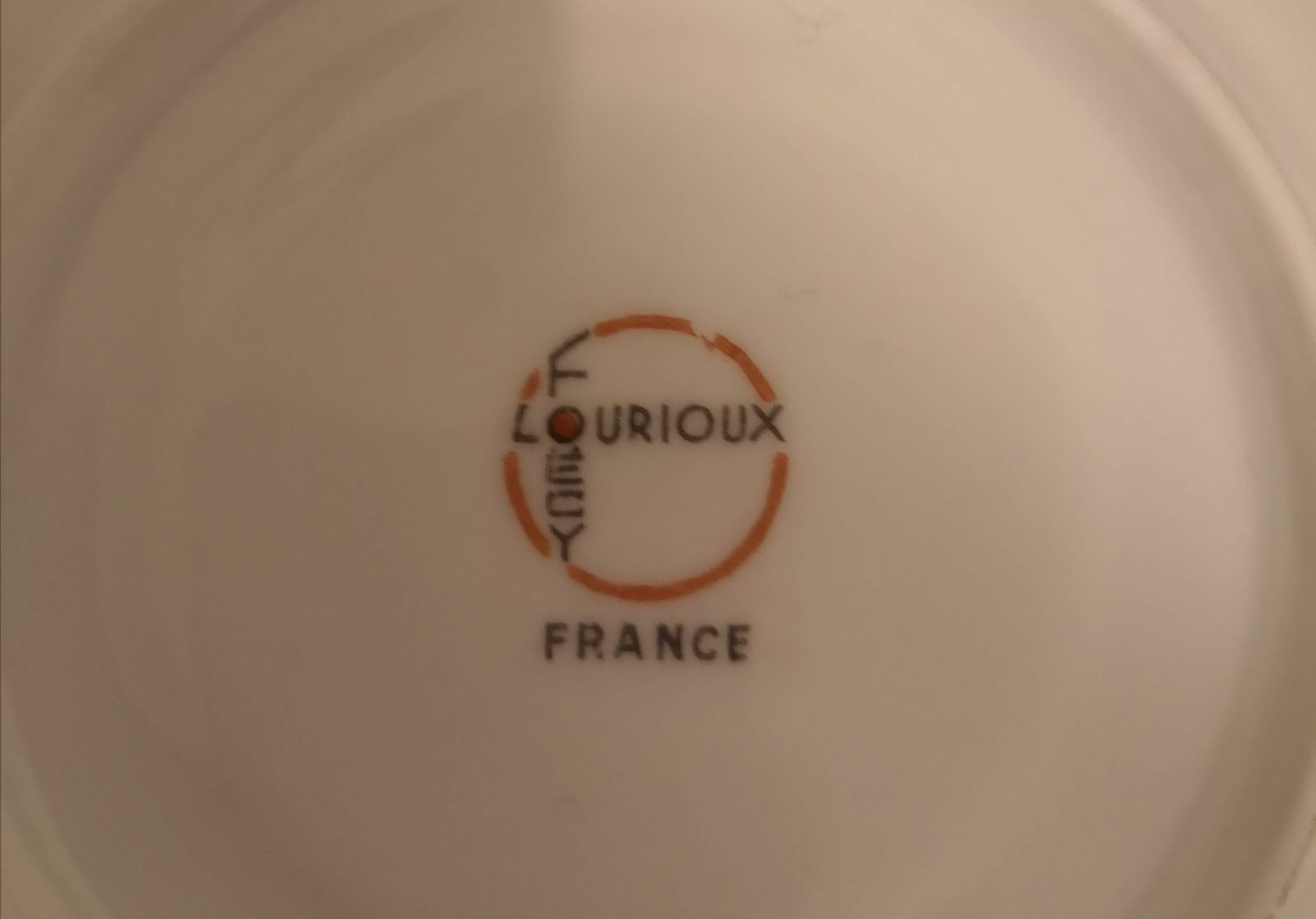 Porcelain tea or coffee service from Berry Lourioux & Foecy