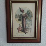 Framed fashion print