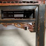 Ancient chinese golden wood table