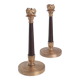 Pair of empire period candlesticks