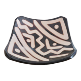 Ethnic tidy, tripod, terracotta 60s