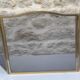 Solid brass and black metal firewall