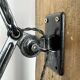Black Industrial Bauhaus Scissor Wall Lamp from Kaiser Idell, 1930s