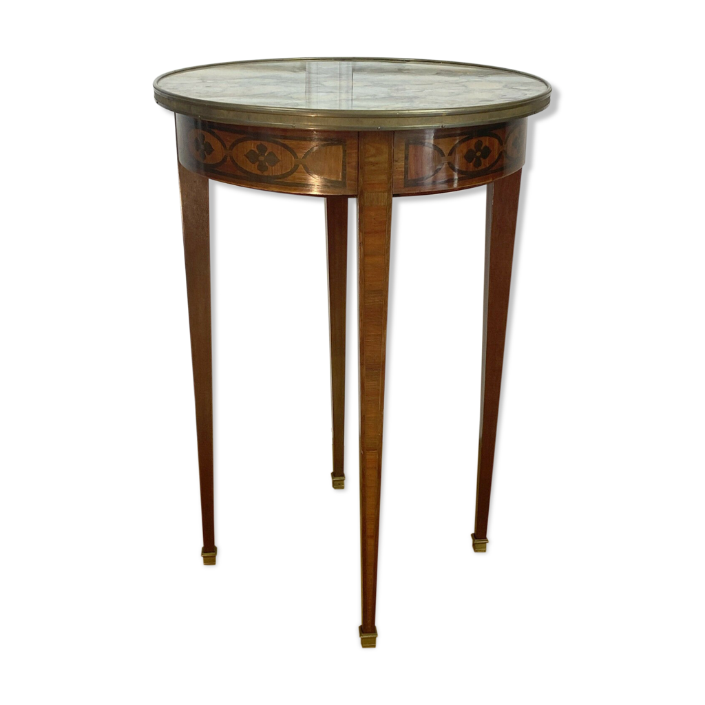 Guéridon marqueté Napoléon III - Tables guéridons