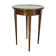 Gueridon in marquetry and marble top of Louis XVI style Napoleon III era