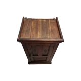 Armoire suspendue ancienne en acajou français, années 1870