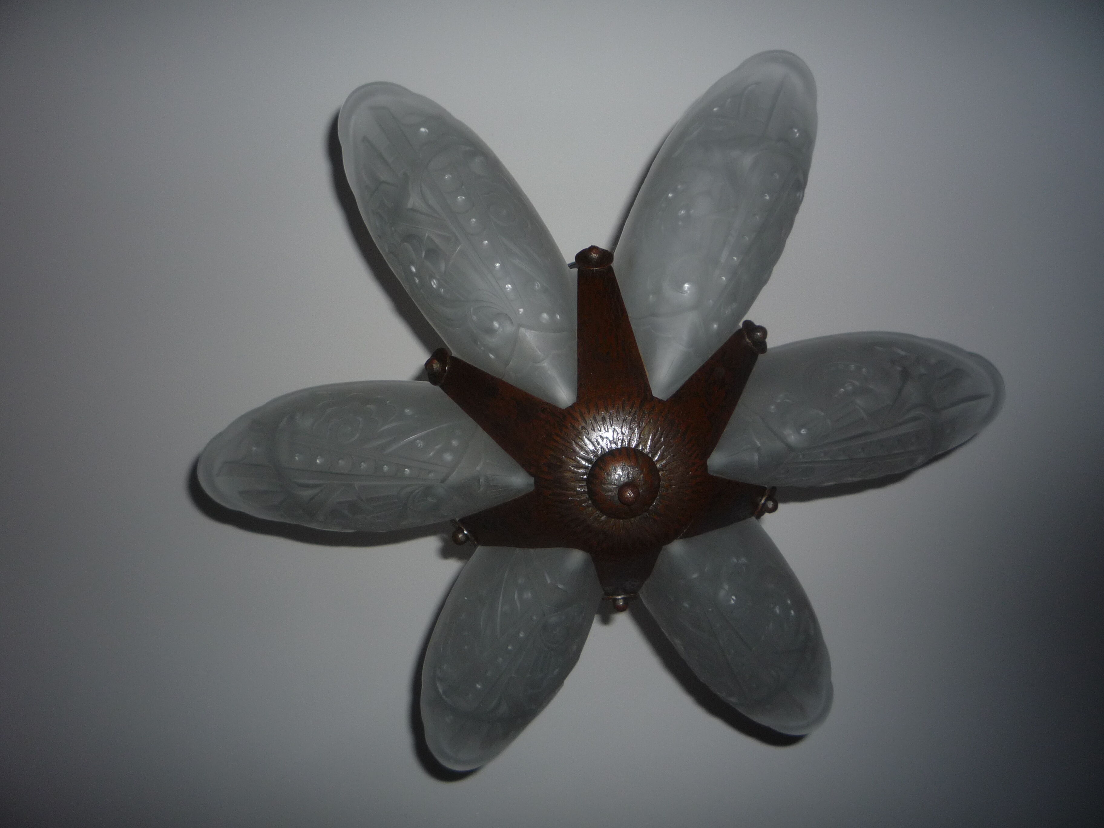 Art deco chandelier circa 1920 - 1930