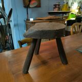 Wooden tripod stool