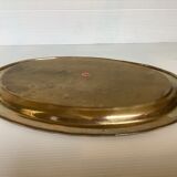 Oval brass tray