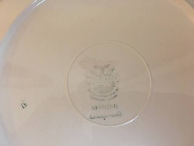 Villeroy and Boch Marléne plate 1960