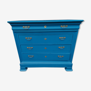 Commode bleu canard