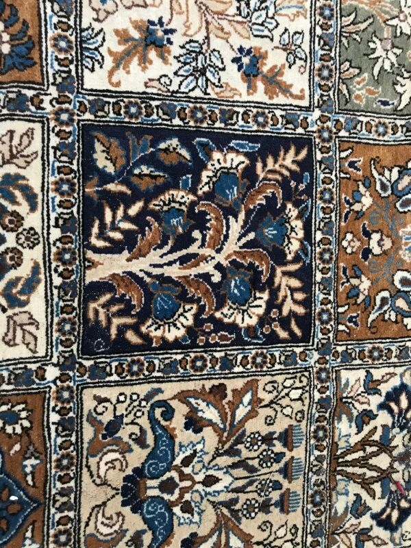 Old Persian Ghoum handmade carpet 207 X 303 cm