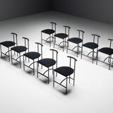Postmodern "Tokyo" Dining Chairs by Rodney Kinsman for Bieffeplast, Italy, 1980s