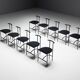 Postmodern "Tokyo" Dining Chairs by Rodney Kinsman for Bieffeplast, Italy, 1980s