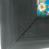 Longwy 19th-century enamels sellette