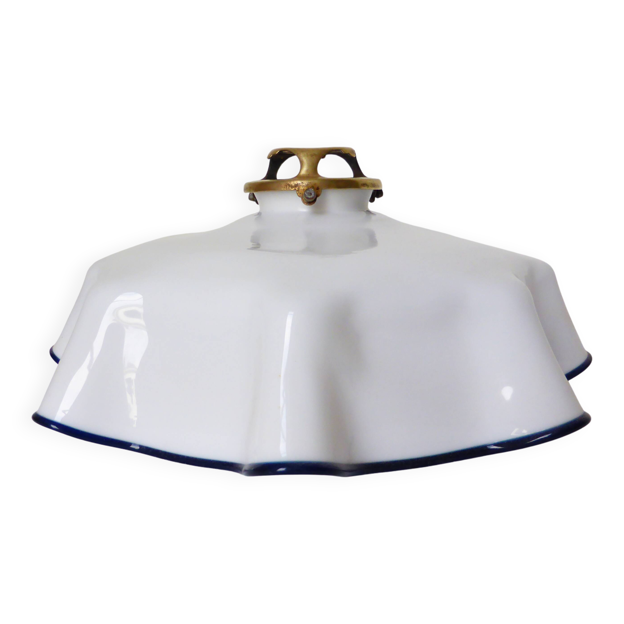 vintage opaline glass lampshade 2101100