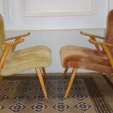 Lot of 2 Wing chairs chair Zig Zag