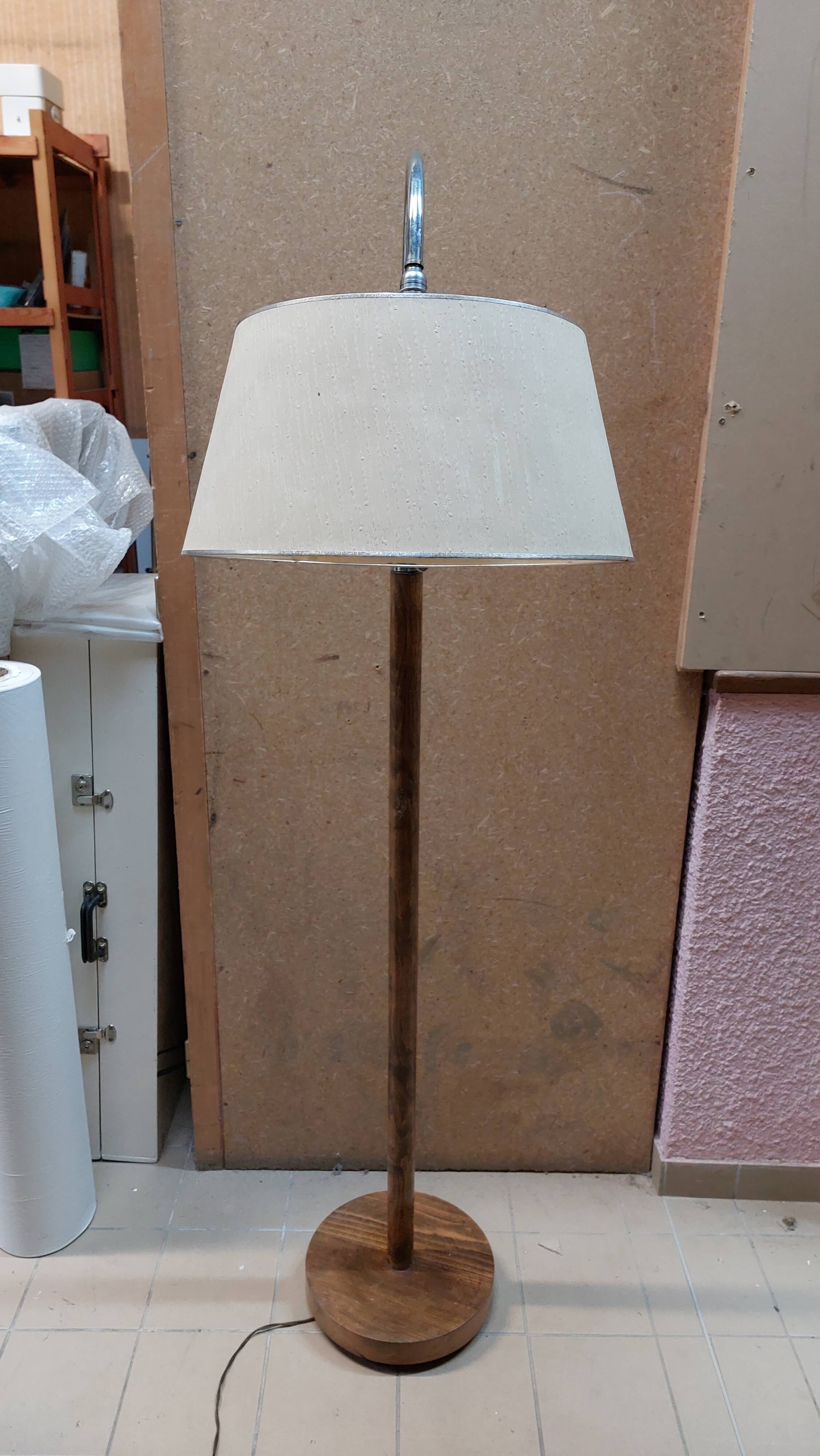 Vintage Reading Floor Lamp with adjustable height