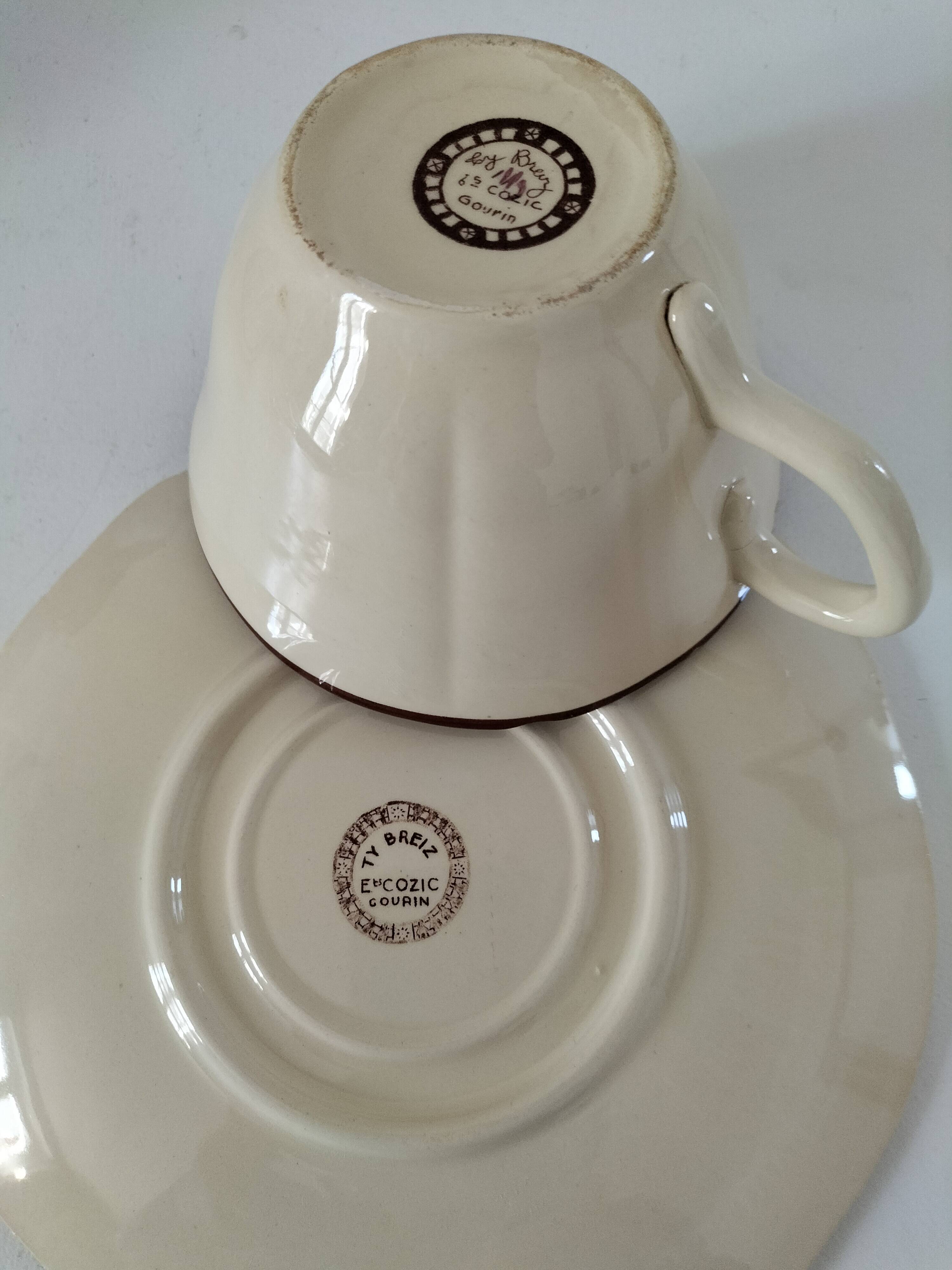 Large Breton mug workshop Coizic Ty Breizh