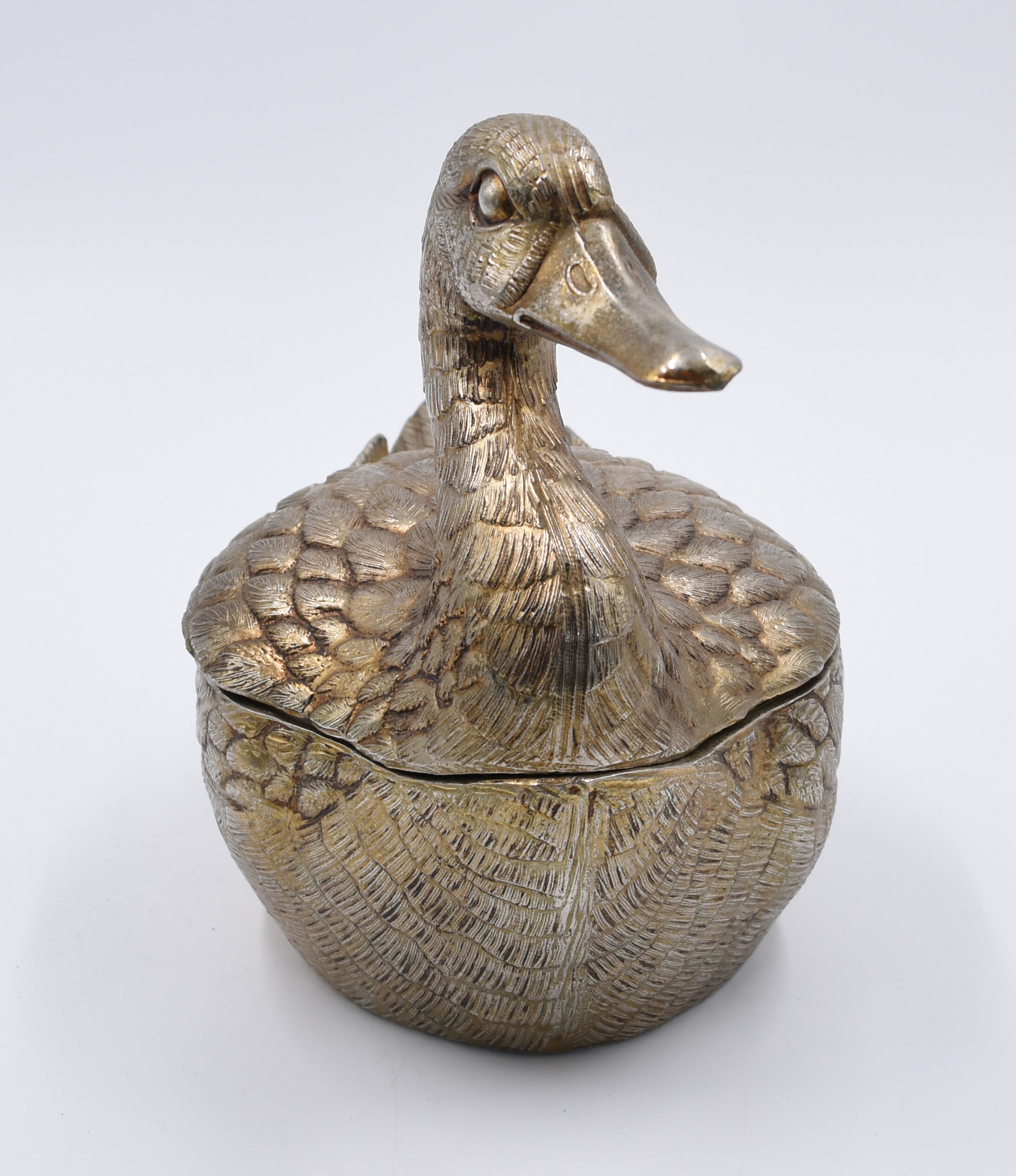 Vintage duck ice bucket by mauro manetti circa 1970 italy