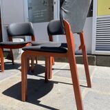 4 chaises de salle à manger années 60