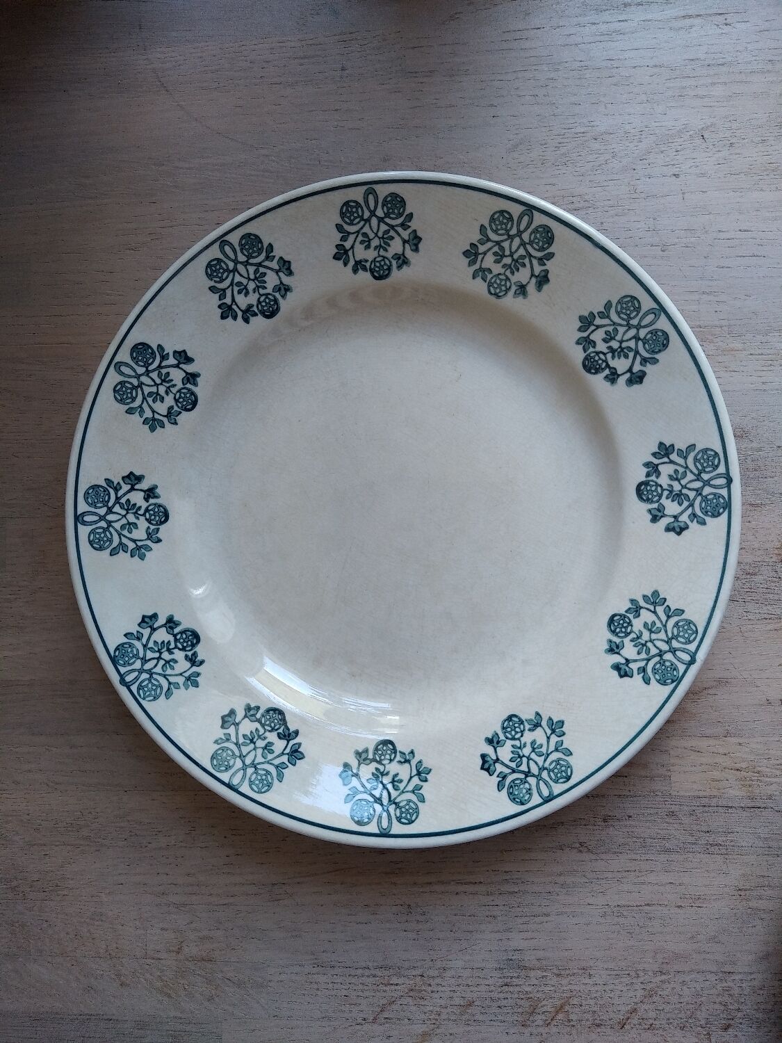 Assiette René Sarreguemines