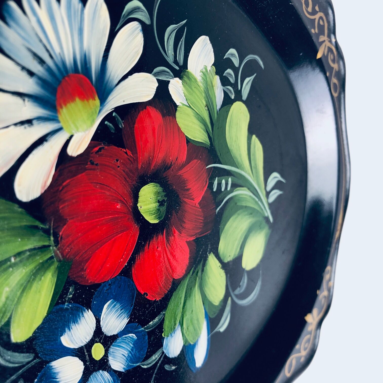 Metal tray USSR vintage