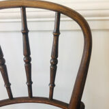Pair of bistro chairs signed Thonet