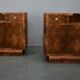 1935s Pair of Art Deco Bedside Tables, Czechoslovakia