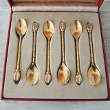 Coffret de 6 anciennes cuillères à café