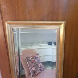 Gold beveled mirror