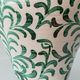 Spanish Revival Ceramic Table Lamp Pair from Granada, New Linen Lampshades