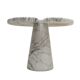 Original Angelo Mangiarotti Italian "Eros" Carrara Marble Side Tables