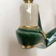 Pair of double art deco ceramic wall lights
