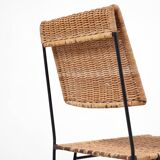 Rattan side chair by Carl Auböck