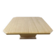 Table basse de bar cachée vintage en travertin, 1970