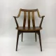 Set of 4 teak plywood dining chairs attributed to Pastoe, 1960s