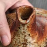 Signed vintage sandstone teapot