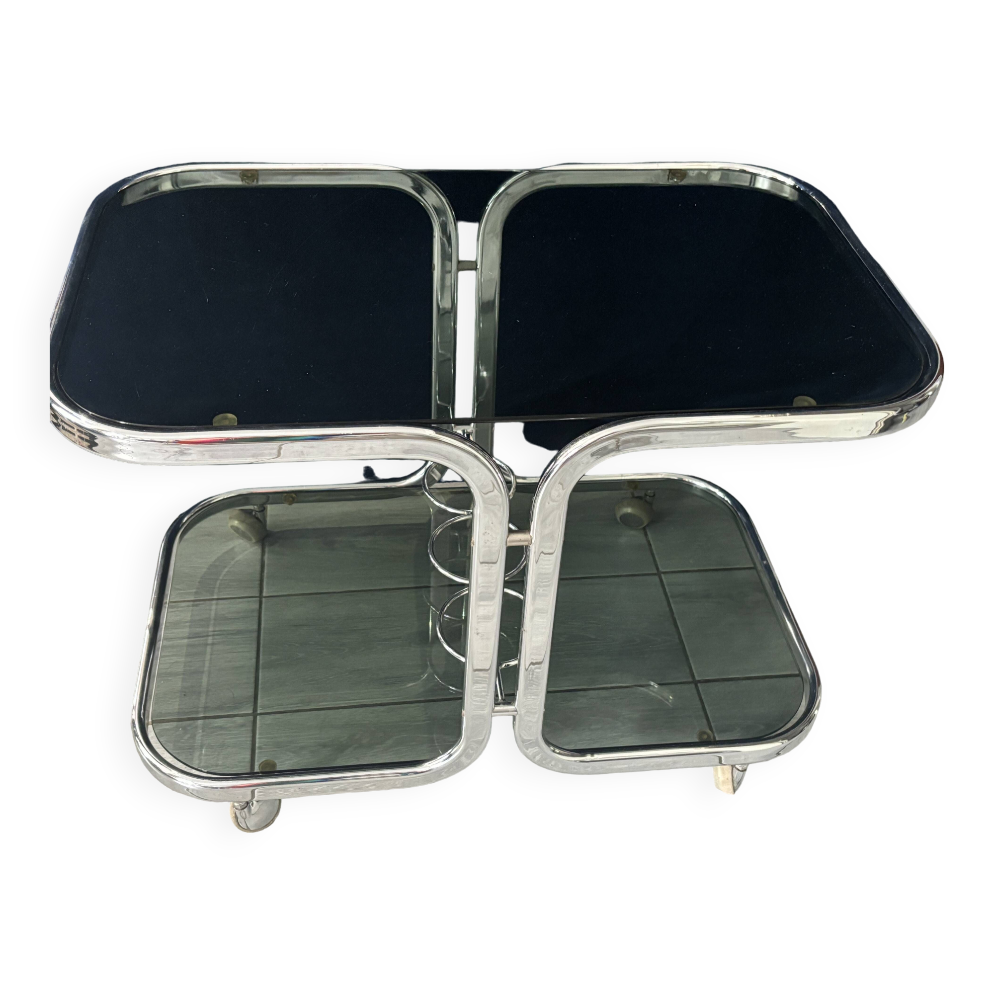 1960s rolling serving table