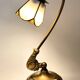 Tiffany-style bronze lamp mid-20th century