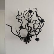 Applique bougeoir brutaliste 1970