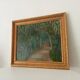 Oil painting by René Férréol Ringenbach "Chailluz Forest"
