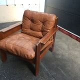 Scandinavian armchair in vintage pine