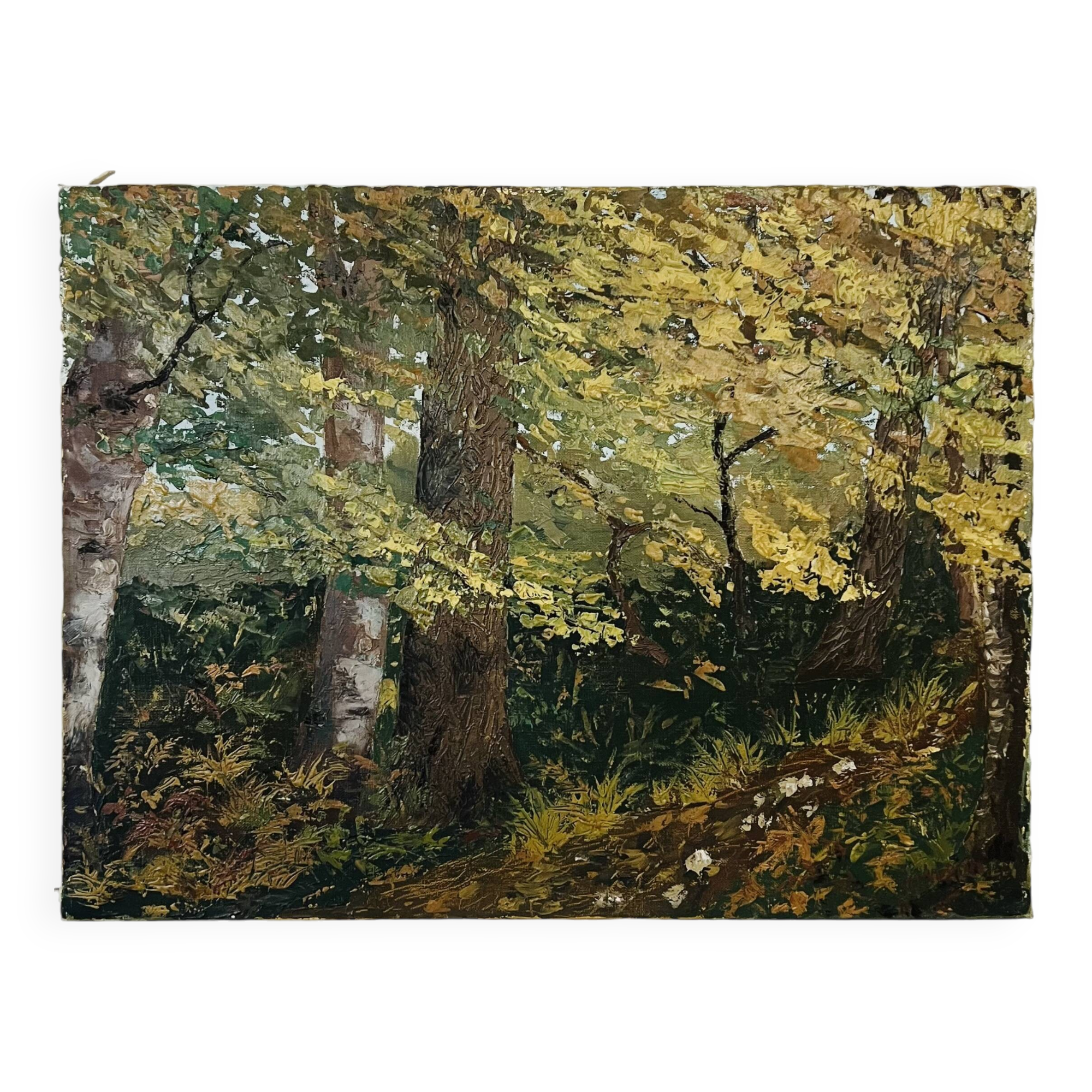 Tableau "Chemin dans le sous-bois"