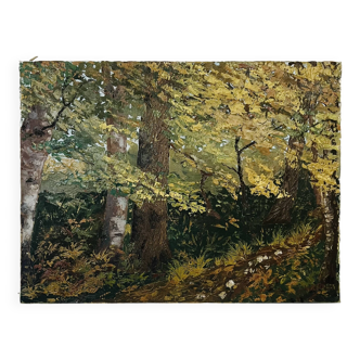Painting Path in the undergrowth