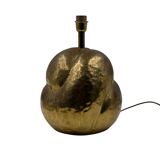 Organic modern brass table Lamp, Tommaso Barbi Italy 1970