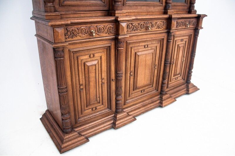 Library, France, around 1890.