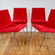 Série de chaises de Pierre Paulin pour Ligne Roset